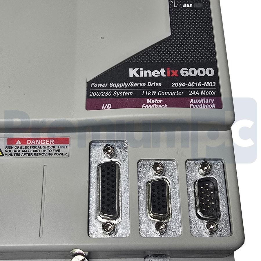 Used Allen Bradley 2094-AC16-M03 /A Kinetix 6000 Integrated Axis Module 11kW/24A 230V