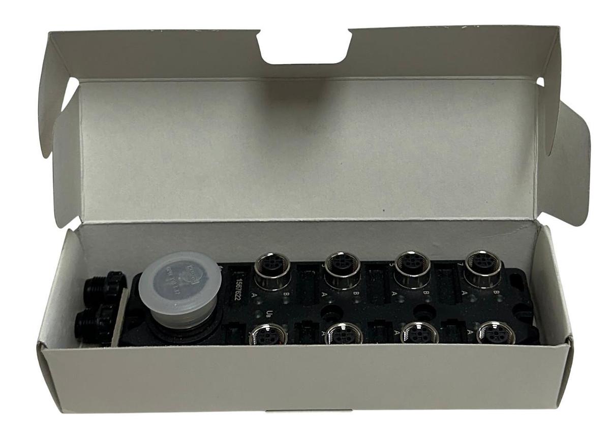 ESCHA 8I/OM12-5P3T / 8045647 M12 JUNCTION ANALOG I/O MODULE 8-WAY M23 NSMP