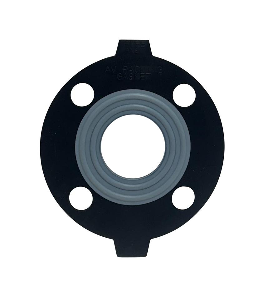 Used ASAHI 40 (1-1/2) ANSI AV PACKING GASKET PTFE OEM 1-1/2'' FLANGE TEFLON BOND NSNP