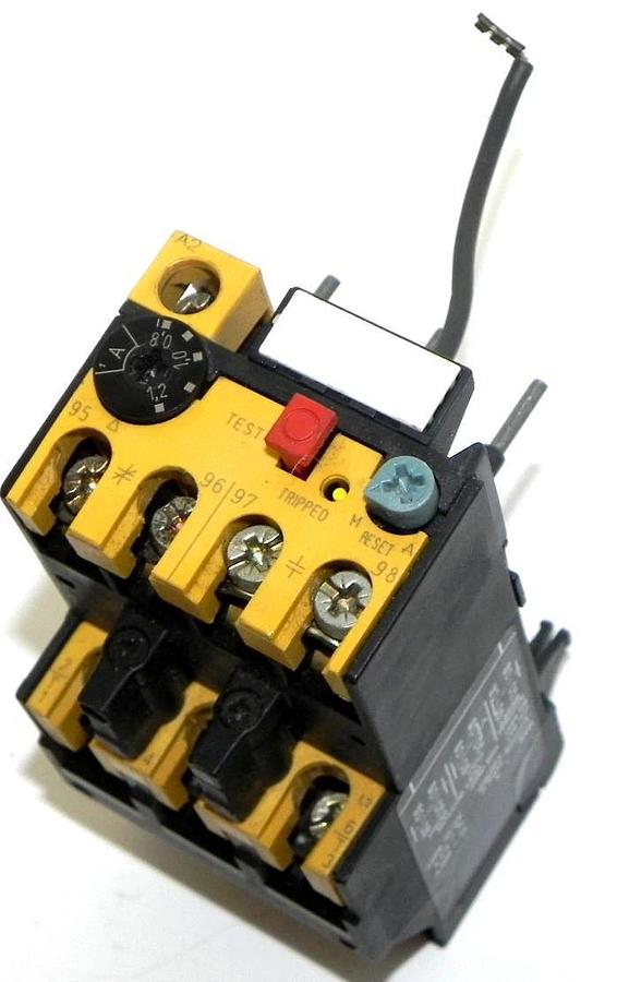 Used ALLEN BRADLEY 193-BSB12B OVERLOAD RELAY 193BSB12B, 0.8-1.2A, 193-BSB-12