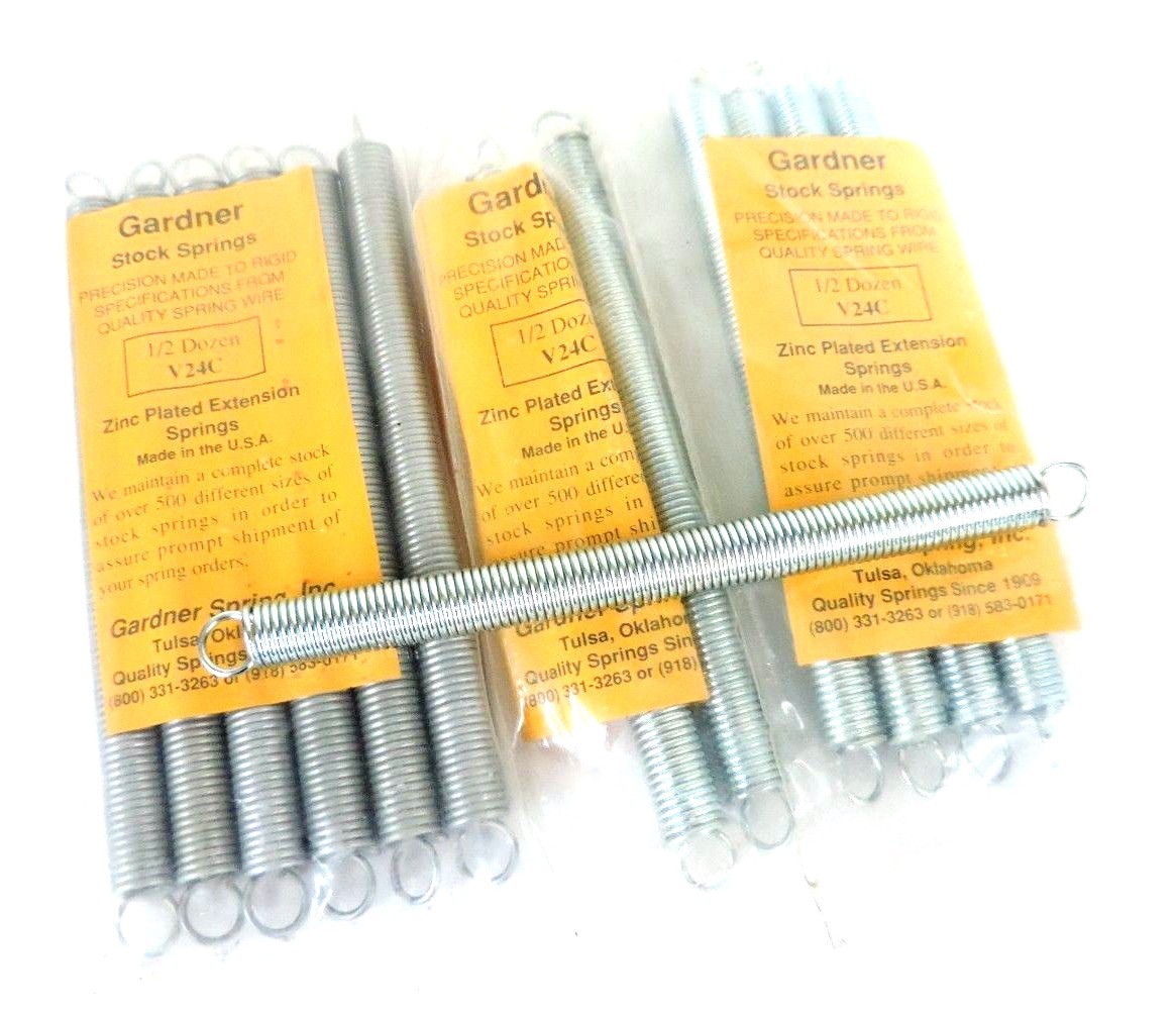 Used LOT OF 13 NEW GARDNER SPRING INC. V24C STOCK SPRINGS