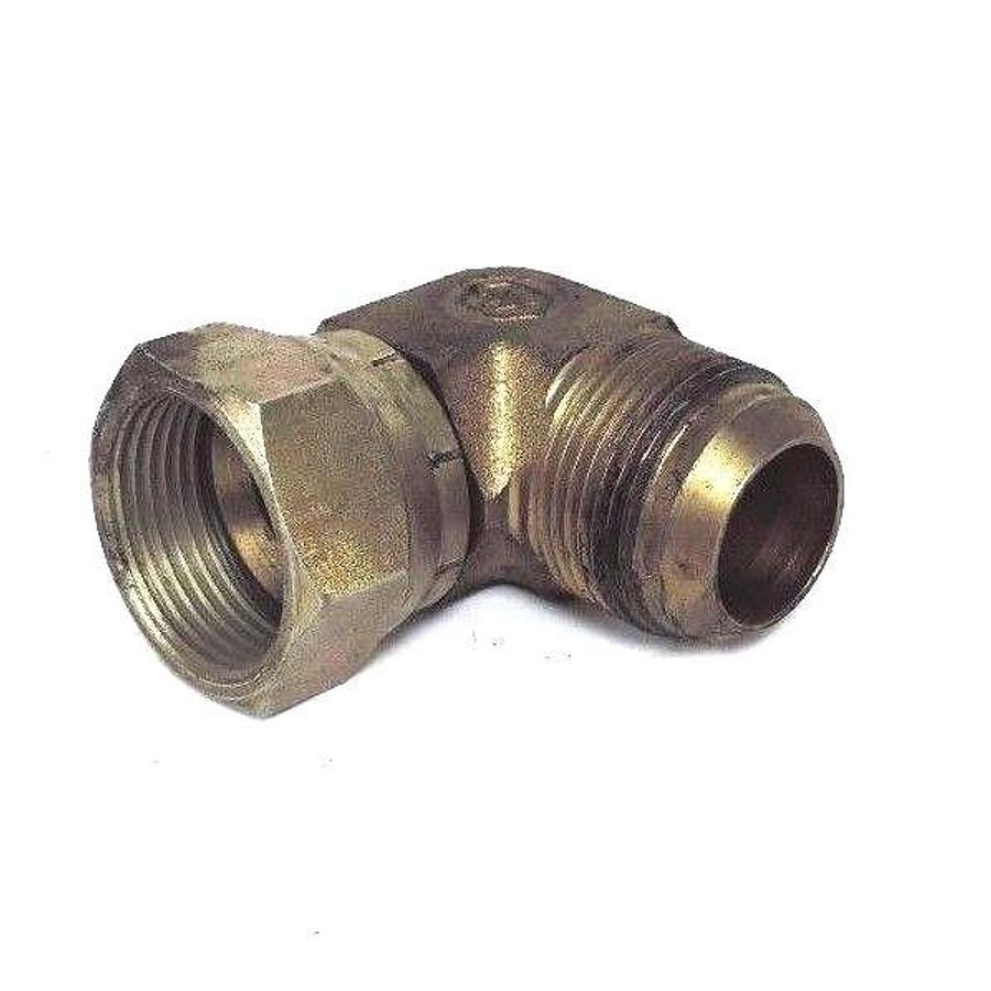 Used LOT OF 2 NEW EATON WEATHERHEAD 1" FLARE X SWIVEL 90 DEG ELBOWS