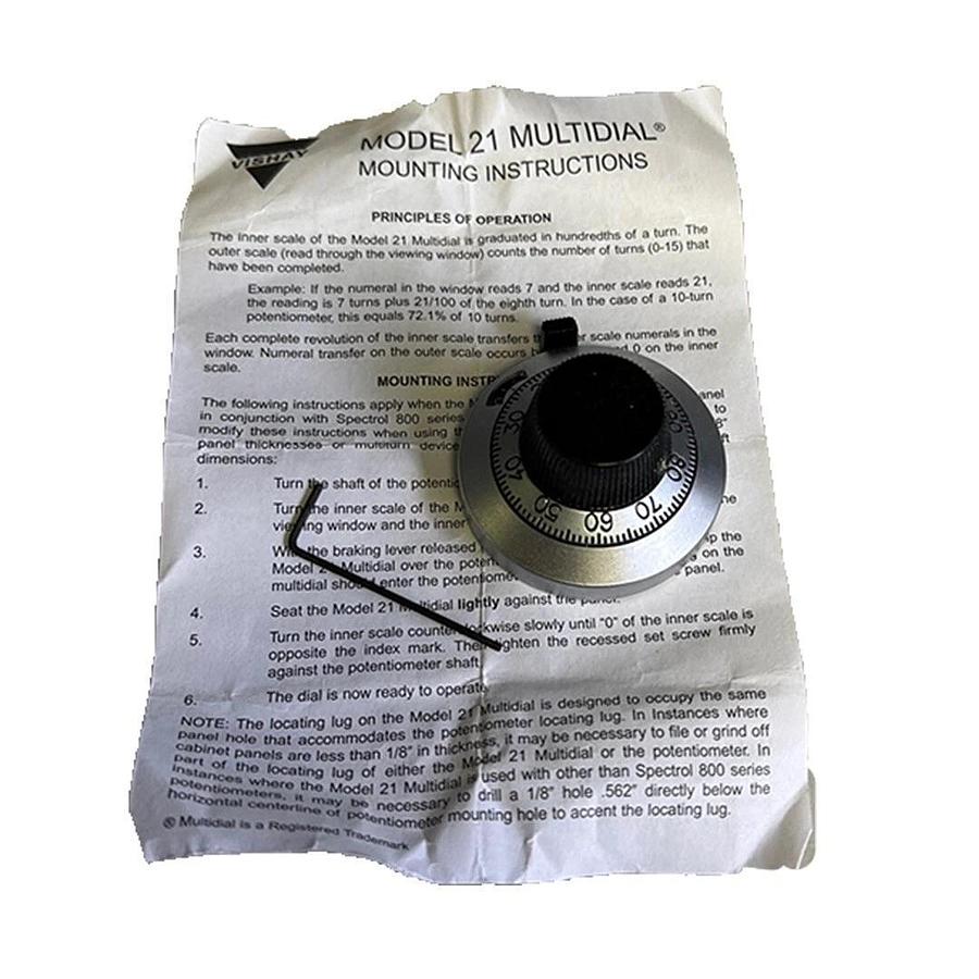 NEW VISHAY 21-1-11 / 21111 MODEL 21 MULTIDIAL FOR VERNIER SCALE
