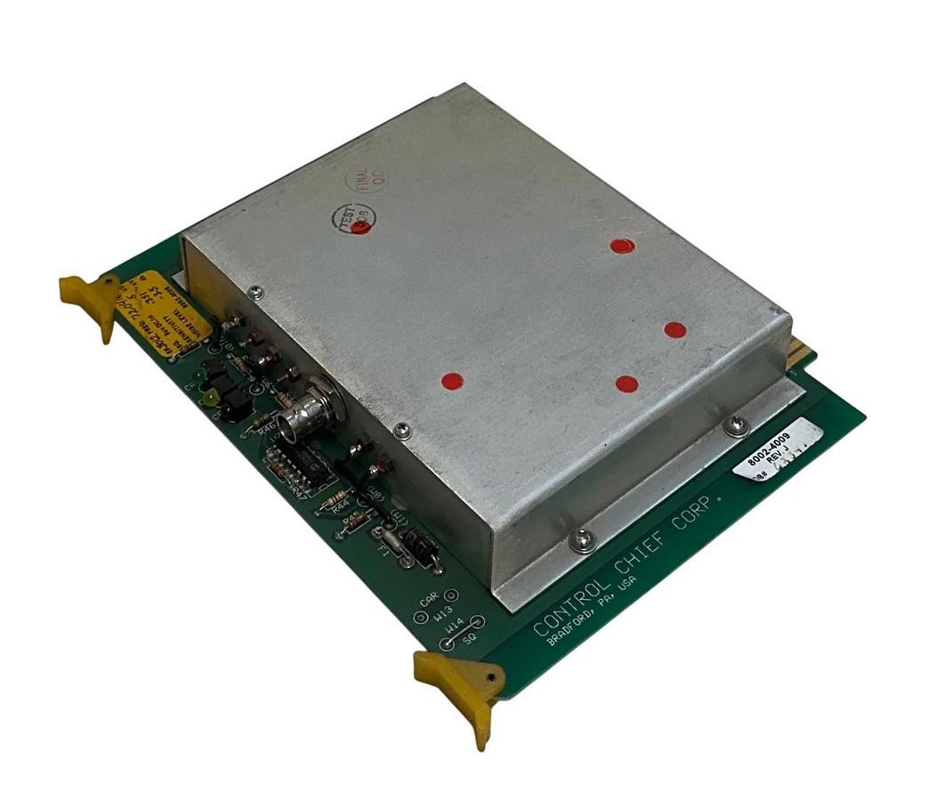 Used CONTROL CHIEF CORP 8002-4009 / 80024009 RECEIVER INPUT MODULE CARD Rev. J USNP
