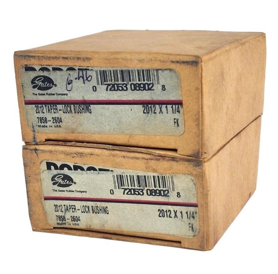 Used LOT OF 2 NIB GATES 7858-2604 TAPERED LOCK SPROCKET BUSHINGS
