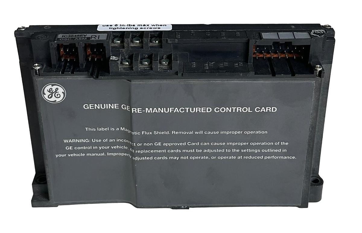 Used REPAIRED GE HYSTER EV100TL1R1A / 3022346 VEHICLE CONTROL CARD IC3645EV 2016 TEST