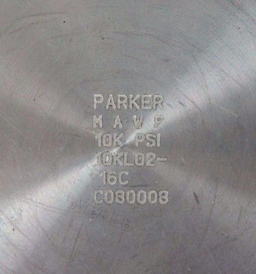 Used NEW PARKER 10KL02-16C ELBOW 1" NPT MAWP 10L PSI, C080008, 10KL0216C