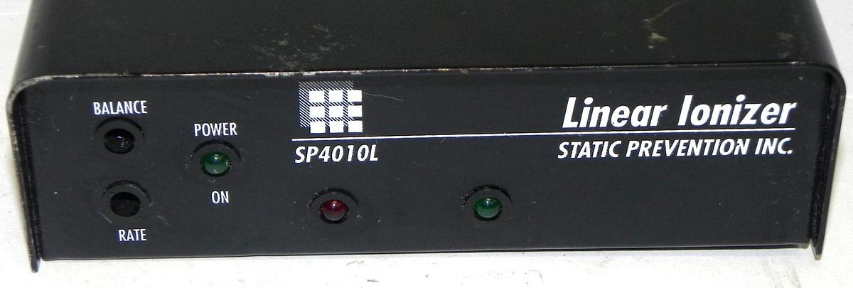 Used STATIC PREVENTION INC. SP4010L LINEAR IONIZER