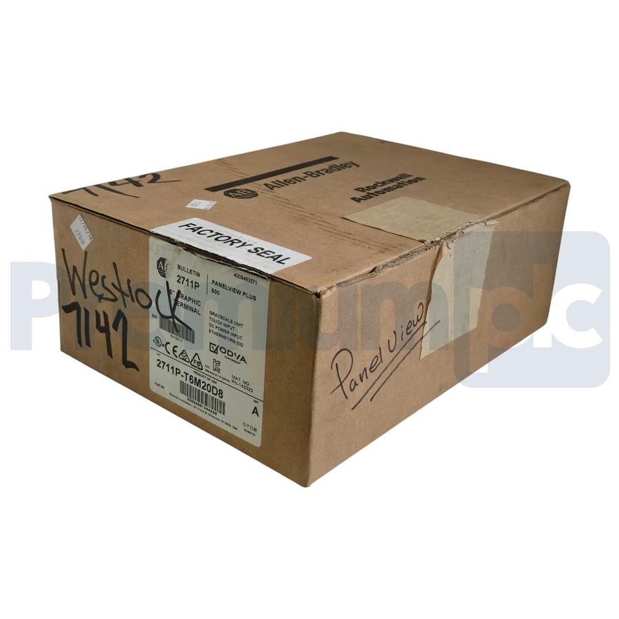 Used ALLEN BRADLEY 2711P-T6M20D8 /A PanelView Plus 6 600 TERMINAL TOUCH SCREEN NSMP