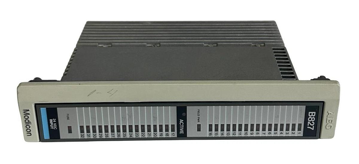 Refurbished REPAIRED MODICON AS-B827-032 / ASB827032 32-PT 800 SERIES INPUT MODULE 24VDC