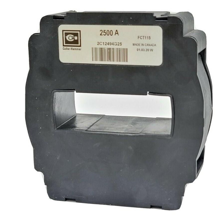 Used NEW CUTLER HAMMER 2C12494G25 CURRENT SENSOR 2500A FCT115
