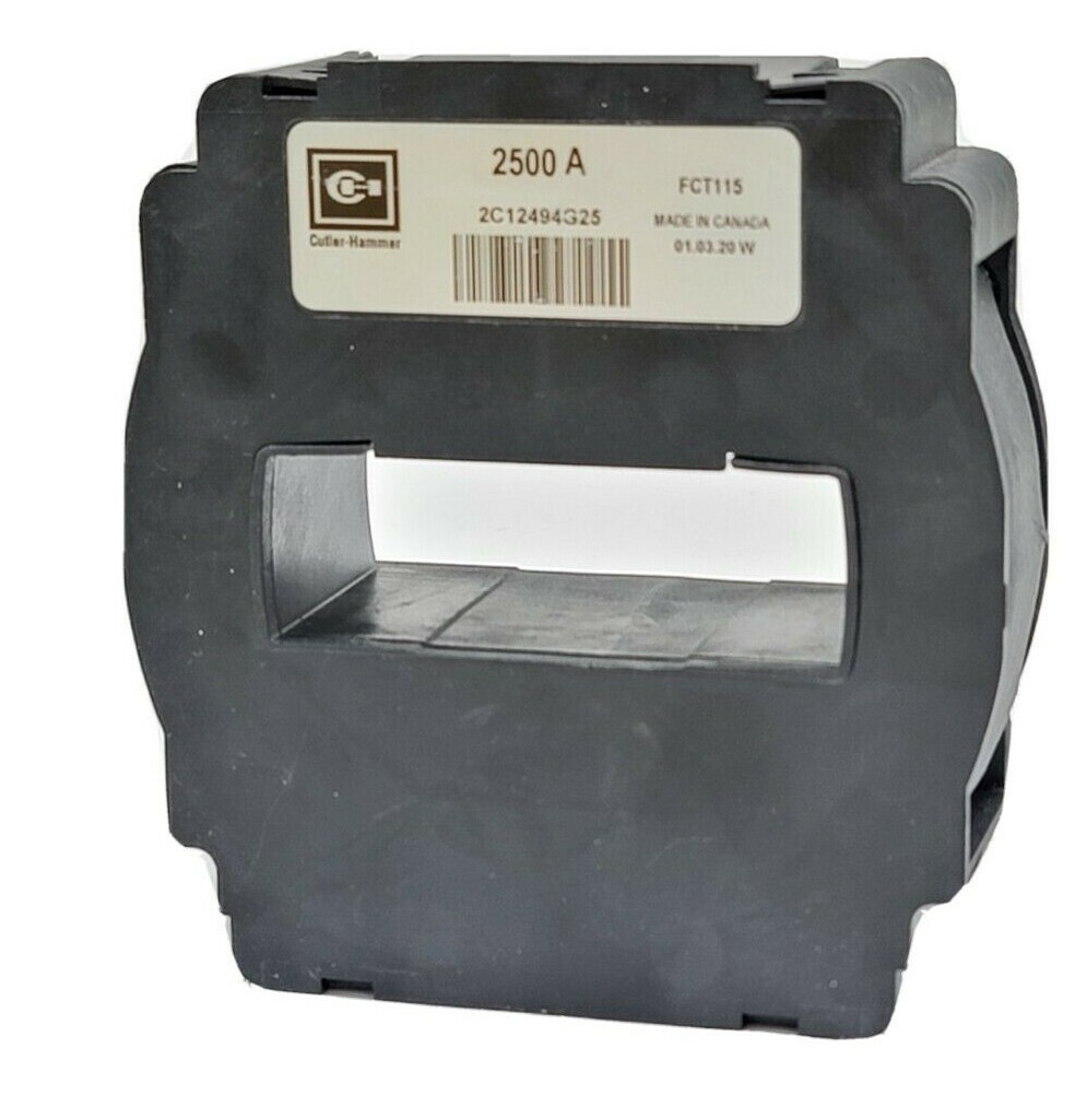 Used NEW CUTLER HAMMER 2C12494G25 CURRENT SENSOR 2500A FCT115