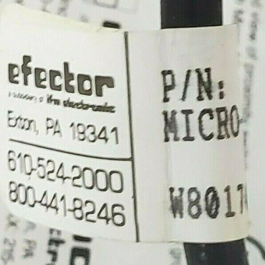 Used NEW IFM EFECTOR MICRO-AC-X/X-R0L-PUR-5M/W CORDSET CONNECTOR