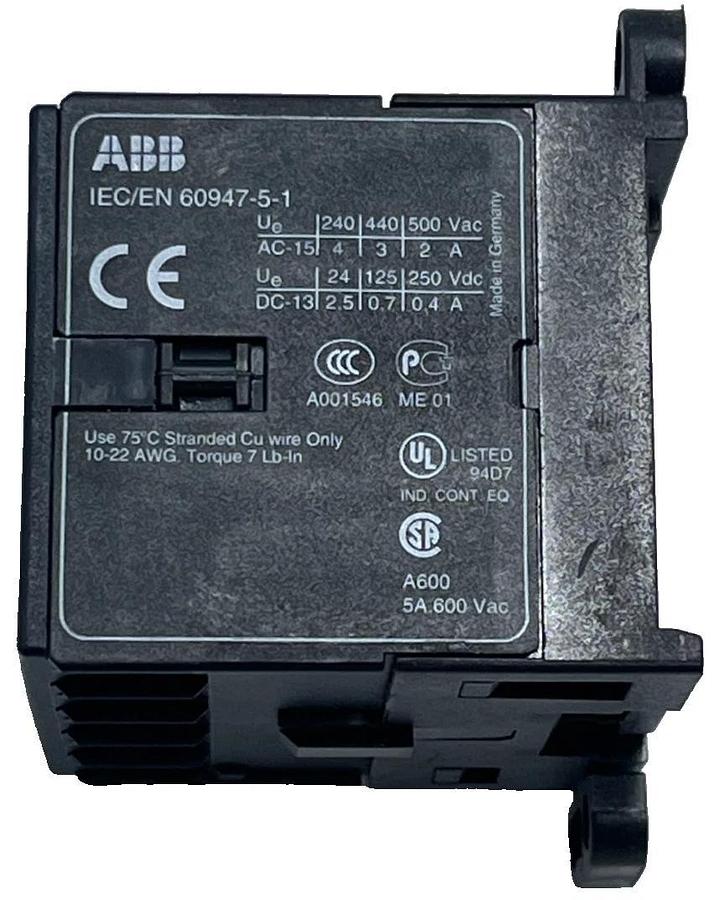 Lot of 2 ABB KC6-22Z Mini Contactor Relays | 24V DC | 2NO + 2NC | GJH1213001R022