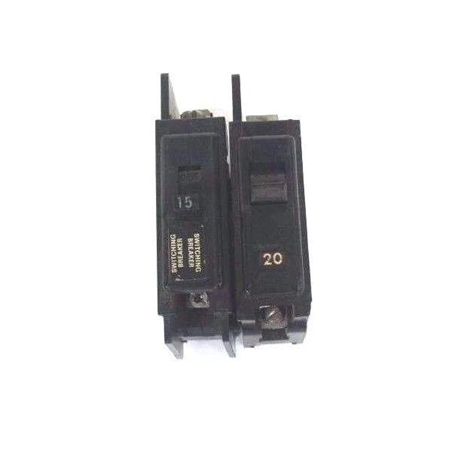 Used LOT OF 6 ITE EQ-B CIRCUIT BREAKERS 15A, 20A, EQB