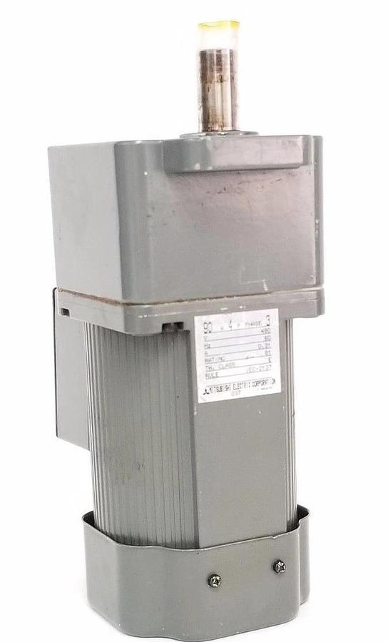 Used MITSUBISHI GM-JW GEARED MOTOR 150/180RPM, 50/60HZ, 1:10 GEAR RATIO, GMJW