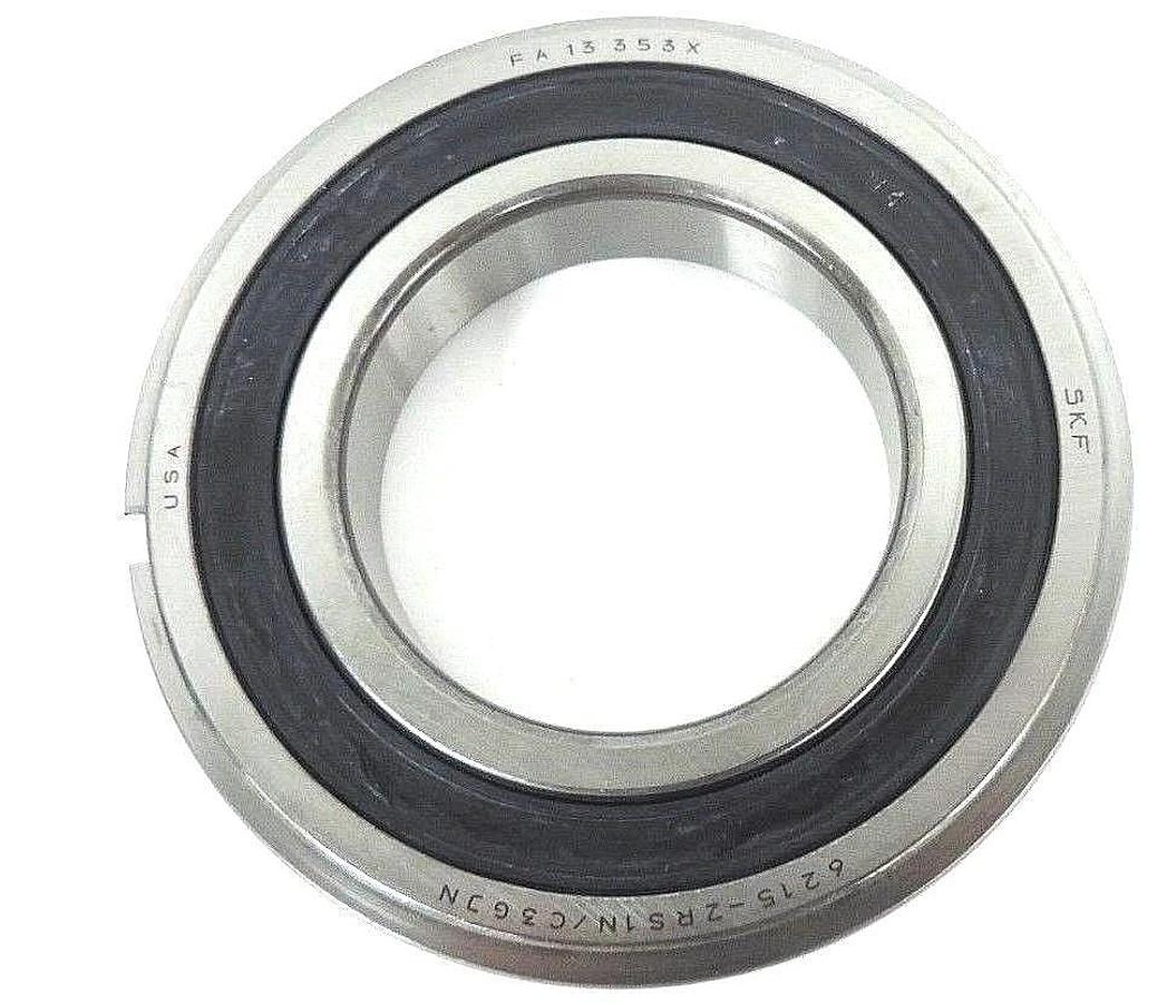 Used NIB SKF 62152RSNRJEM BEARING SEALED DEEP GROOVE 75X130X25MM, 6215-2RSNRJEM