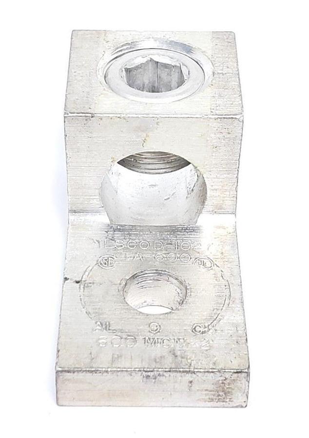 Used ILSCO D-1027 MECHANICAL LUG TA-600 AL9CU 600 MCM-2 D1027