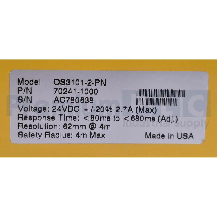 OMRON STI OS3101-2-PN OptoShield OS3101 SAFETY LASER SCANNER 70241-1000 NSNP
