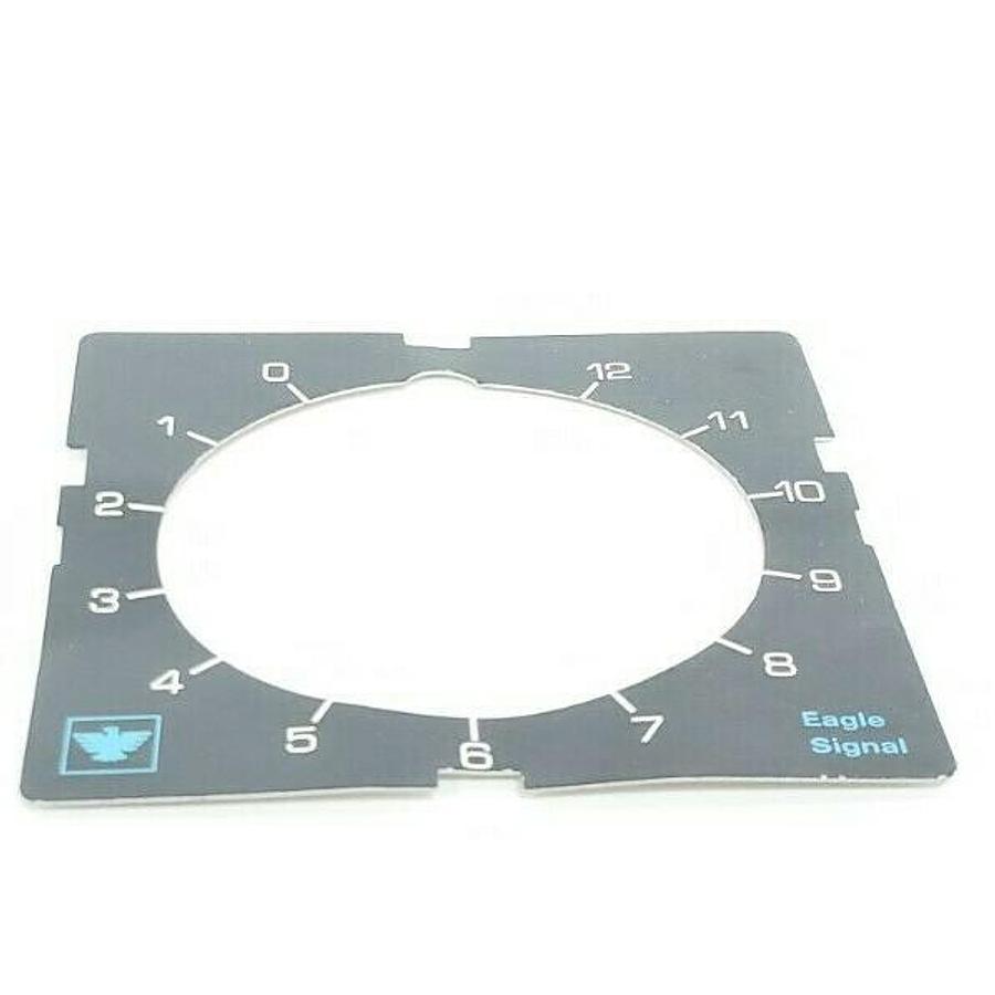 Used LOT OF 3 EAGLE SIGNAL PAN1056 DIAL PLATES 0-12 RANGE