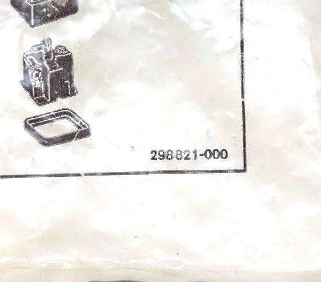 Used NEW SEALED HIRSCHMANN 298821-000 CONNECTOR FOR SOLENOID 298821000
