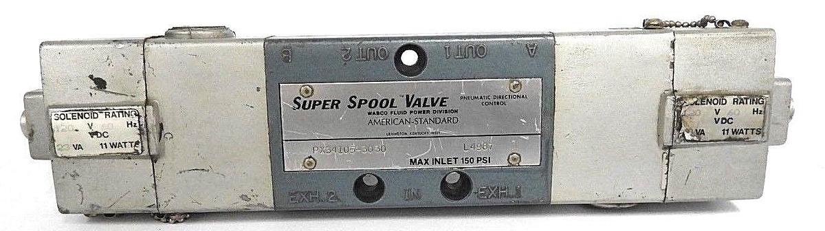 Used WABCO FLUID POWER DIVISION PX34105-3030 AMERICAN STANDARD SUPER SPOOL VALVE