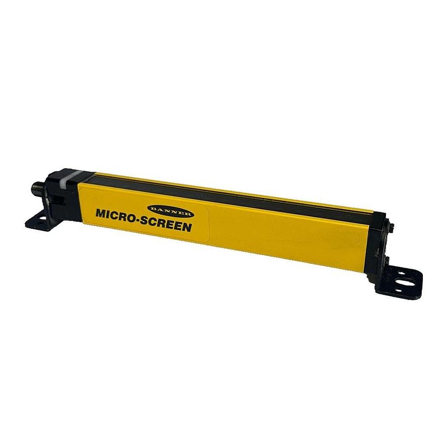 Used BANNER USE824Y MICRO-SCREEN SAFETY LIGHT CURTAIN EMITTER 19mm/0.75in 55051