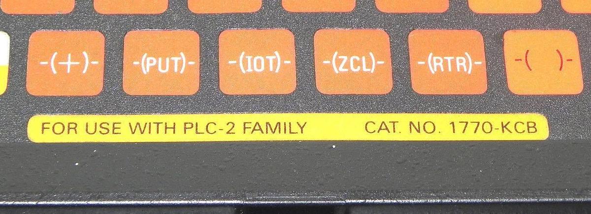 Refurbished ALLEN BRADLEY 1770-FDC PLC-2 KEYBOARD MODULE W/ 1770-KCB KEYTOP OVERLAY