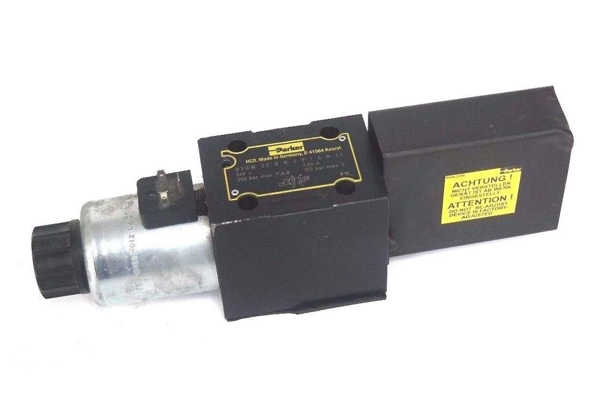 NEW PARKER D3DW 30 B N J P I 5 N 41 VALVE 24V, 1.5A, D3DW30BNJPI5N41