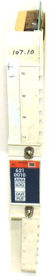 Used HONEYWELL 621-0010 OUTPUT MODULE ANALOG, 6210010 WITH 621-9950 TERM. BLOCK SET