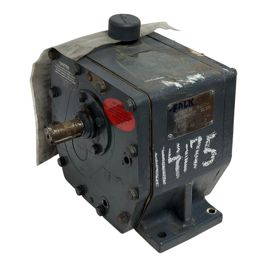 Used Falk RK1020FC2A Enclosed Gear Drive Speed Reducer 20.570 Ratio 0752129 1020F-C2A