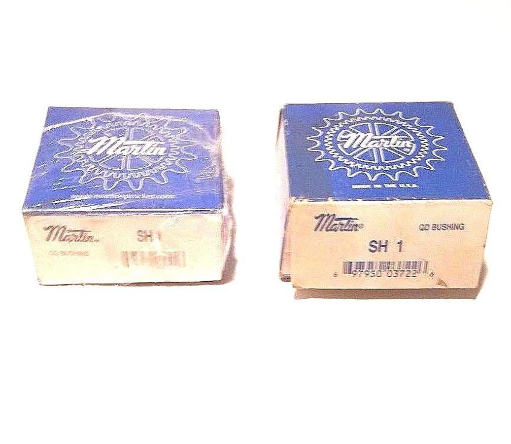 Used LOT OF 2 NEW MARTIN SH-1 BUSHINGS 1" BORE, SH1