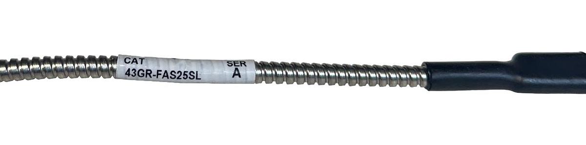 Used NEW ALLEN BRADLEY 43GR-FAS25SL /A GLASS FIBER OPTIC CABLE DIFFUSE 36'' NSNP