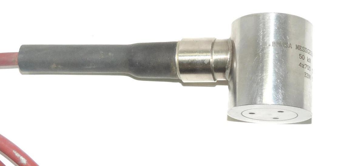 Used BROSA EBM 6111 V/3 COMPRESSION LOAD CELL TYPE 0101 0-10V 0-50KN EBM6111V3
