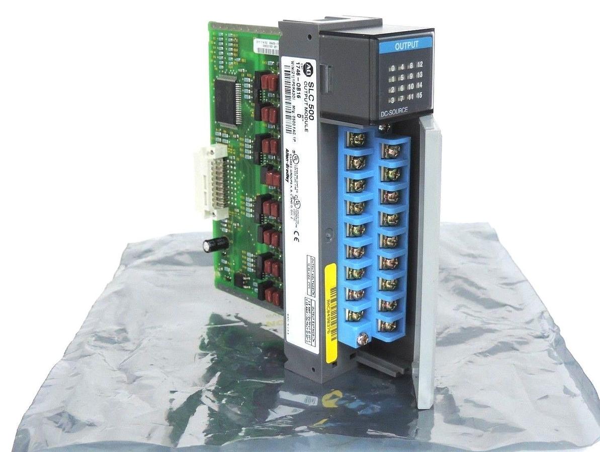 Refurbished REPAIRED ALLEN BRADLEY 1746-OB16 OUTPUT MODULE 1746OB16 SER. D