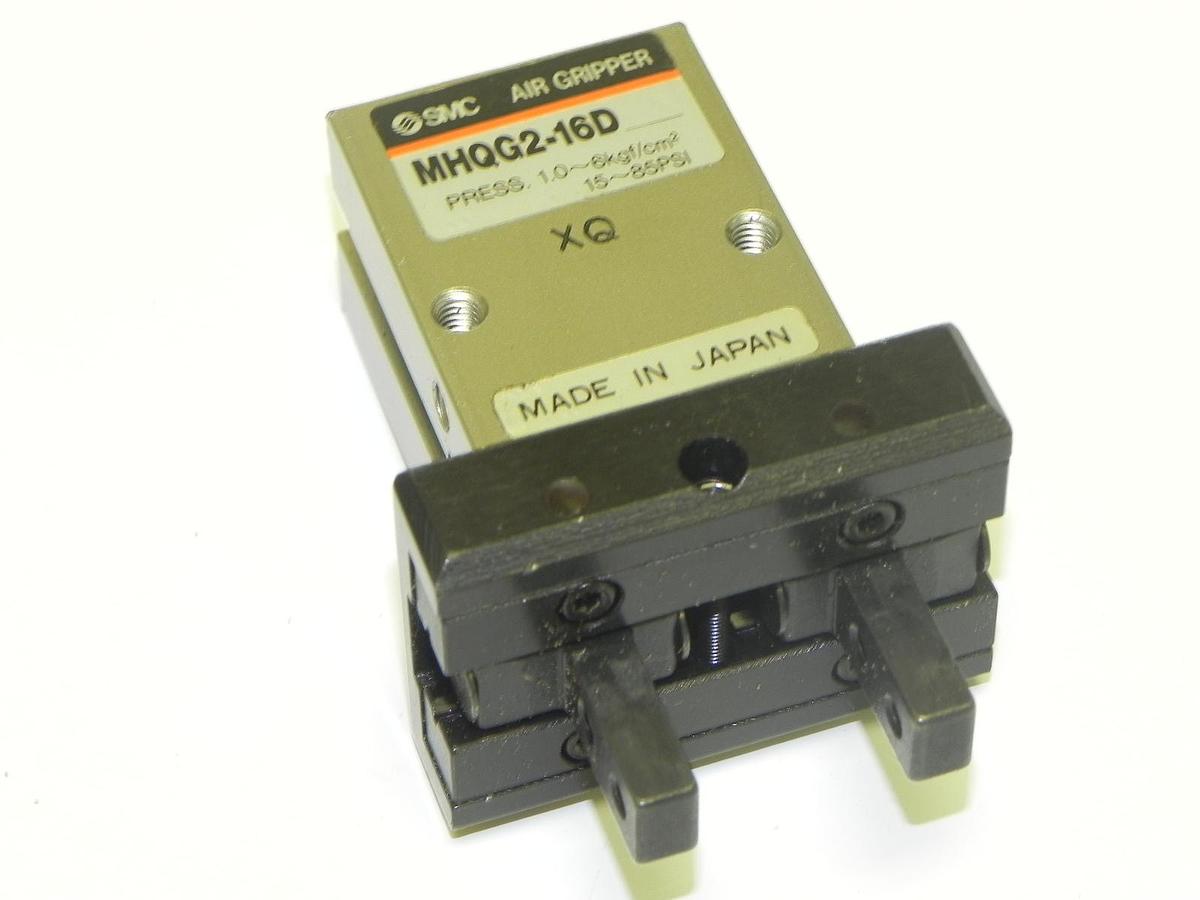 Used SMC MHQG2-16D AIR GRIPPER MHQG216D