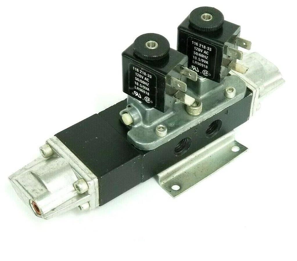 Used ARO INGERSOLL RAND E312SD-120-A VALVE E SERIES 116-218-33 COILS 120V AC