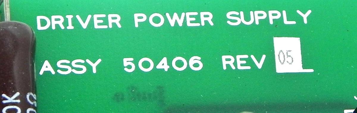 Used ALLEN BRADLEY 50406 REV. 05 DRIVER POWER SUPPLY BOARD 30-50 HP USED