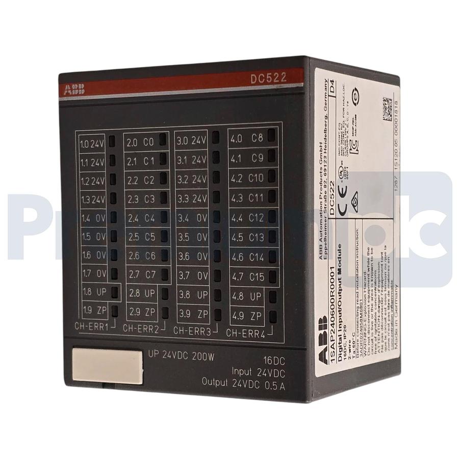 Used ABB 1SAP240600R0001 | DC522 S500 Digital Input/Output Module 16 DI/DO 24VDC NSMP