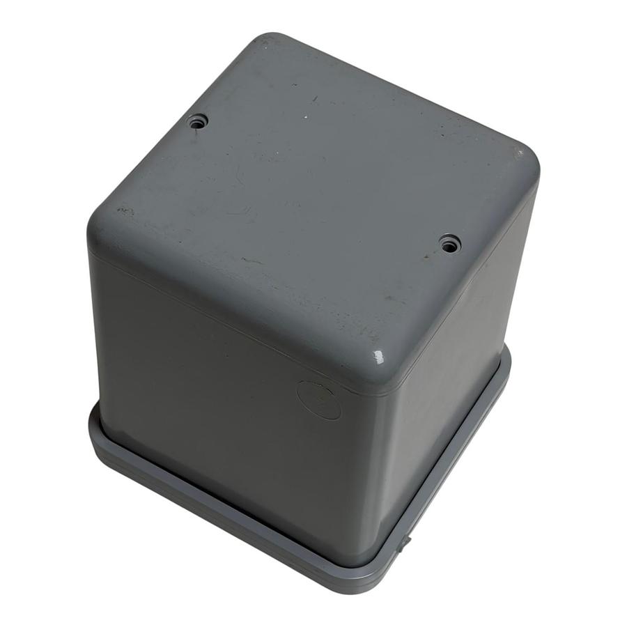 Used Scepter JB444 PVC Junction Box 4x4x4 Gasket NEMA 4X Enclosure 077696 New Box