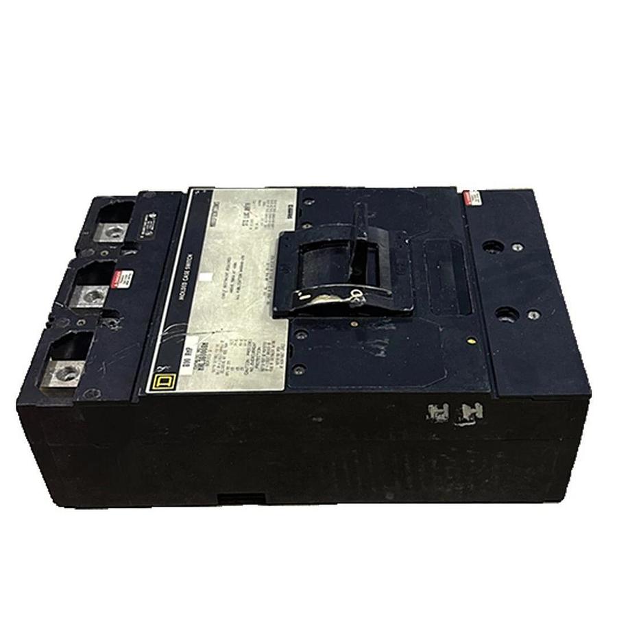 Used FOR PARTS SQUARE D MHL360008M SERIES 2 MOLDED CASE CIRCUIT BREAKER 800A 600V 3P
