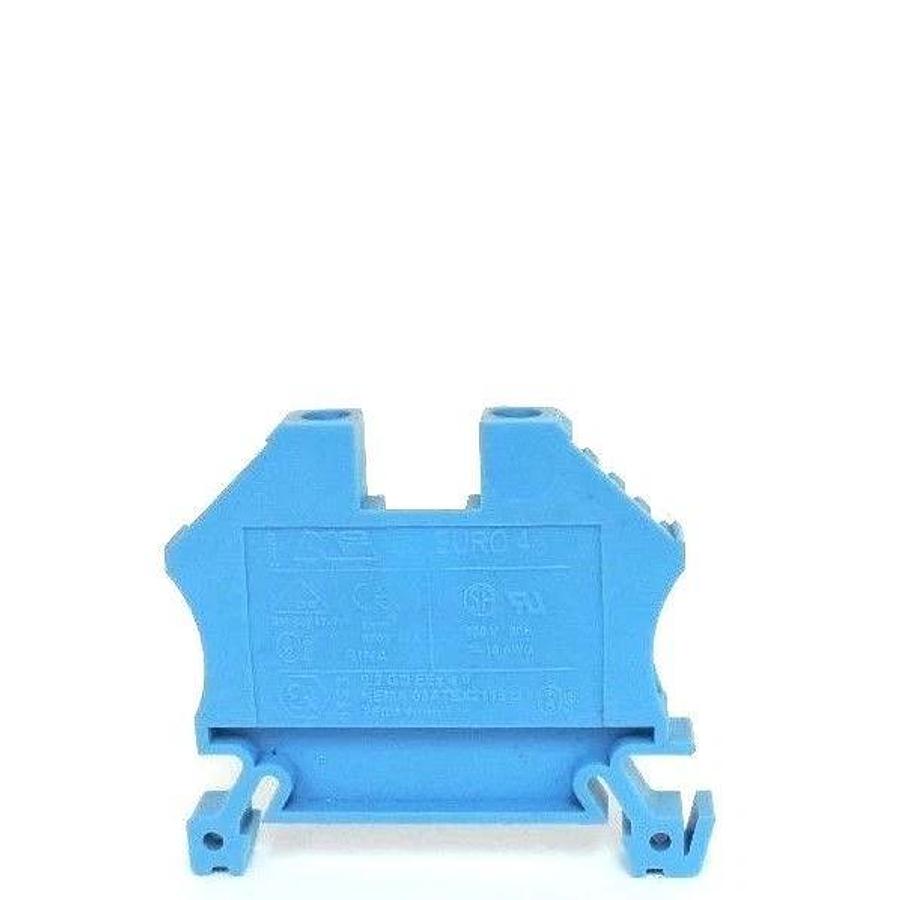 Used LOT OF 48 EURO 4 TERMINAL BLOCKS BLUE