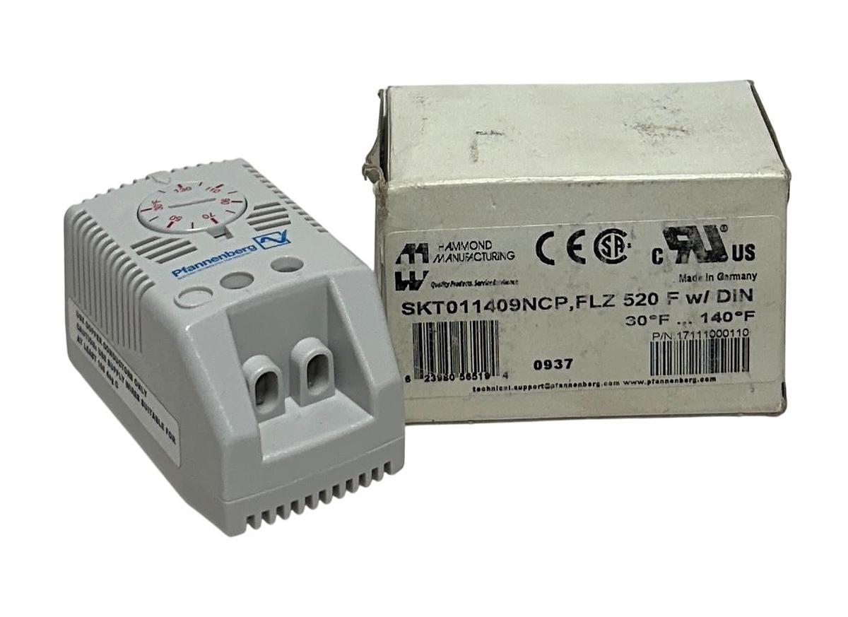 Used HAMMOND MANUFACTURING SKT011409NCP FLZ 520 F w/ DIN / 17111000110 TEMP OEM NSMP