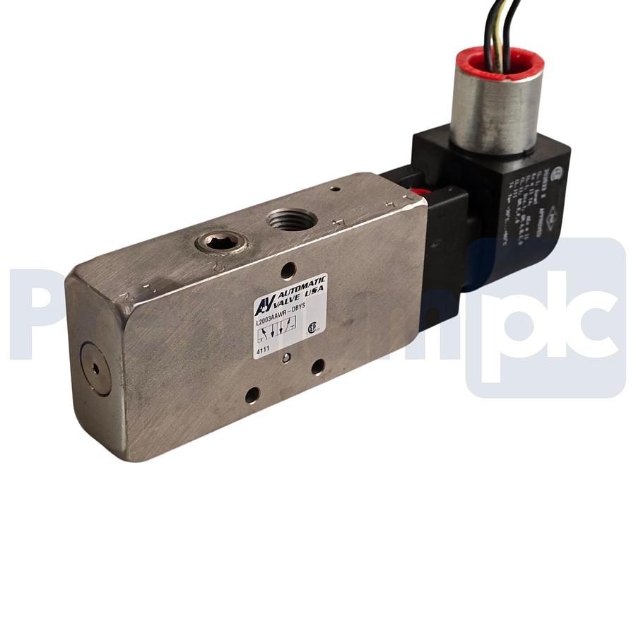 Used Automatic Valve Automax L2003AAWR-DBYS S/S Solenoid Valve 5/2 SS25LFAXR4-CM7016