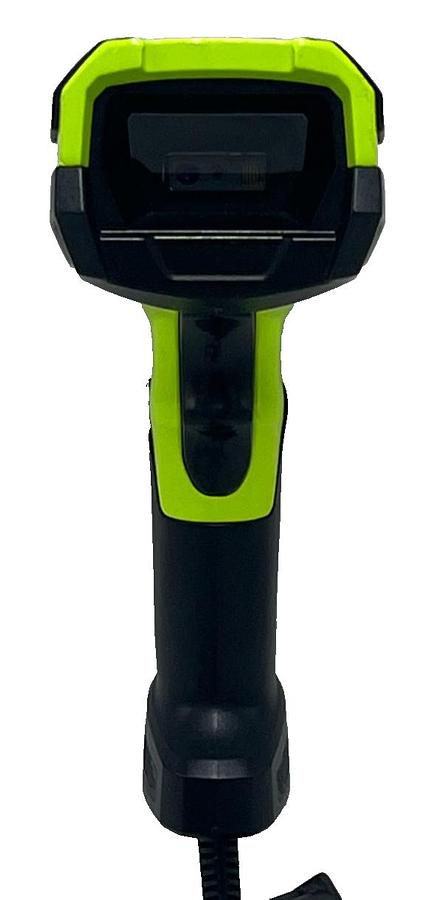 Used ZEBRA DS3608-SR Ultra-Rugged Corded 1D/2D Barcode Scanner W/Coiled RS232 Cable