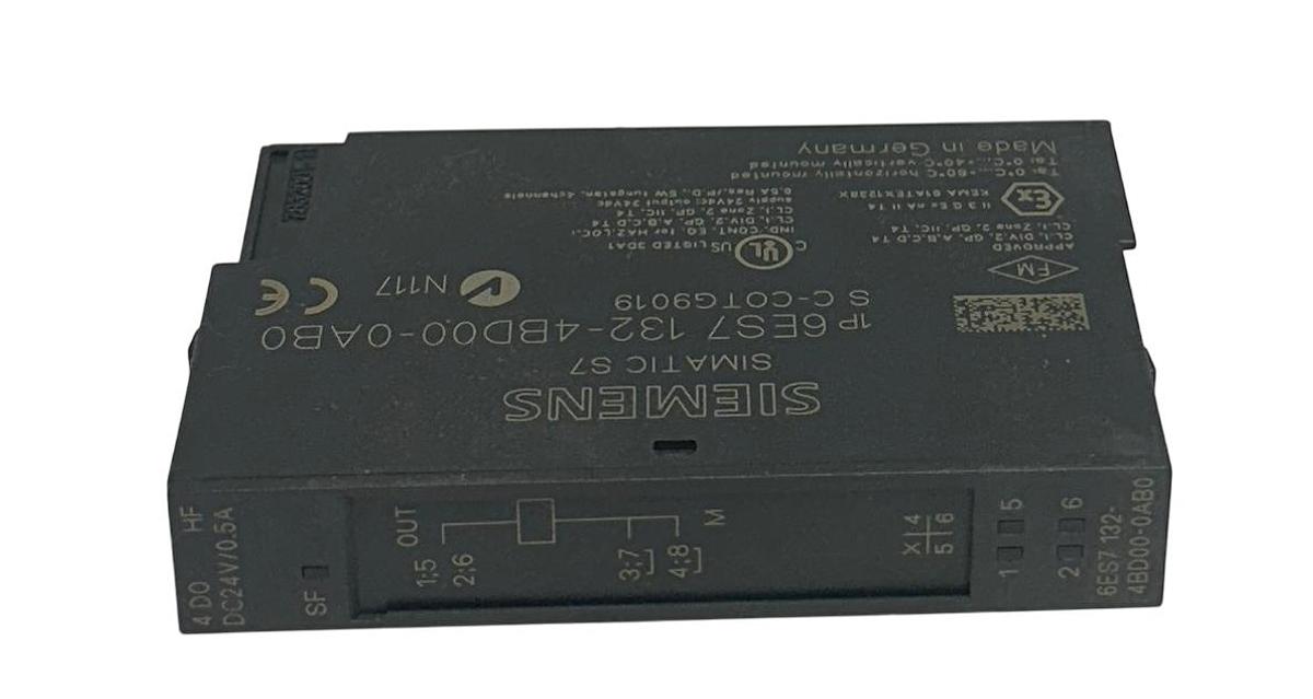 Used 5 SIEMENS 6ES7 132-4BD00-0AB0 / 6ES71324BD000AB0 SIMATIC OUTPUT MODULES 24V NSMP