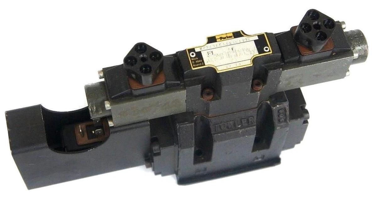 Used PARKER WPL43ECA493C1P10 SERVO SOLENOID VALVE WPL43ECA493