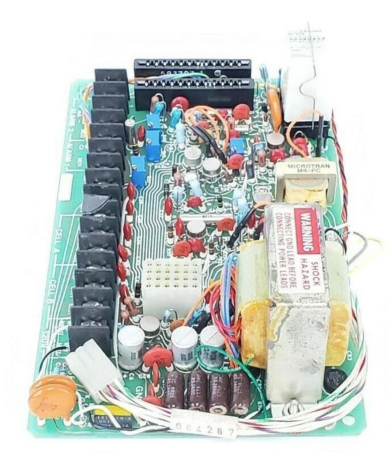 Used LEEDS & NORTHRUP 007498 PC ASSEMBLY BOARD 16 CONTACTS REV. K/K