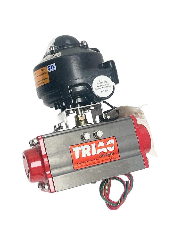 Used Triac 2R40DA Actuator w/ APL-510N Switch & TVC6 Solenoid - New Surplus