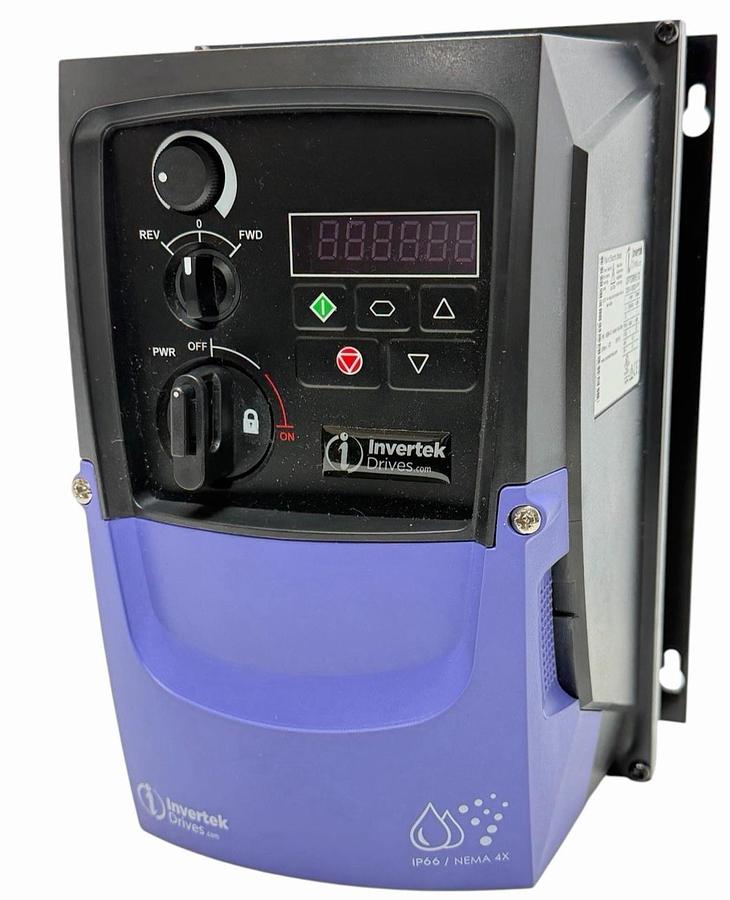 Used INVERTEK ODE-3-120023-1F1Y OPTIDRIVE E3 POWER RATING: 0.5HP / 0.37 kW NSNP